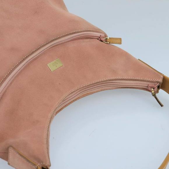 GUCCI Hand Bag Suede Pink Gold 001 3386 1705 Auth 103940 - Picture 6 of 16